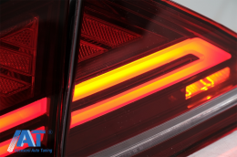 Stopuri LED compatibil cu Audi A7 4G (2010-2014) Facelift Light Bar Design-image-6013395