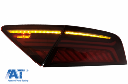Stopuri LED compatibil cu Audi A7 4G (2010-2014) Facelift Light Bar Design-image-6079231