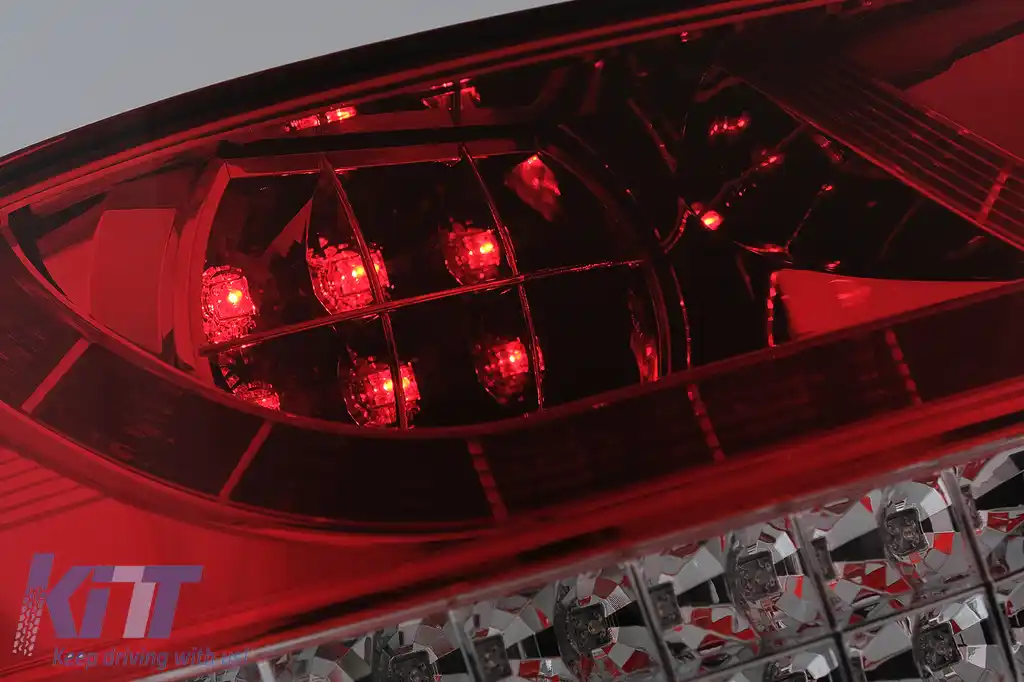 Stopuri LED compatibil cu Audi Q7 4L (2006-2009) Rosu Clar-image-6099537