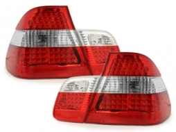 Stopuri LED compatibil cu BMW E46 Lim. 98-01  rosu/cristal 4-usi-image-49322