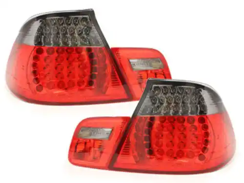 Stopuri LED compatibil cu BMW Seria 3 E46 Cabrio (2000-2005) Rosu Fumuriu-image-60952