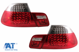 Stopuri LED compatibil cu BMW Seria 3 E46 Coupe Non-Facelift (1999-2003) Rosu Clar-image-6083988
