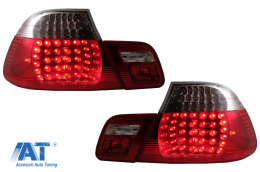Stopuri LED compatibil cu BMW Seria 3 E46 Coupe Non-Facelift (1999-2003) Rosu Clar-image-6083991