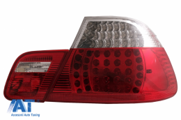 Stopuri LED compatibil cu BMW Seria 3 E46 Coupe Non-Facelift (1999-2003) Rosu Clar-image-6083993
