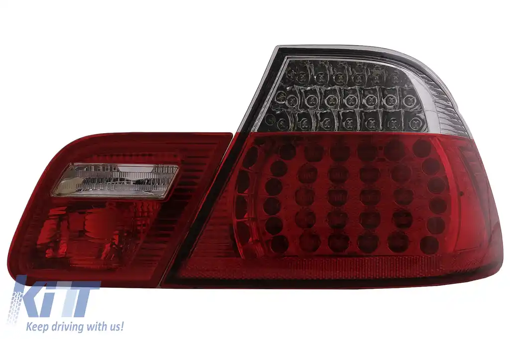 Stopuri LED compatibil cu BMW Seria 3 E46 Coupe Non-Facelift (1999-2003) Rosu Clar-image-6099725