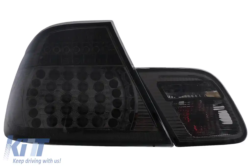 Stopuri LED compatibil cu BMW Seria 3 E46 Coupe Cabrio (04.2003-2006) Fumuriu-image-6112812