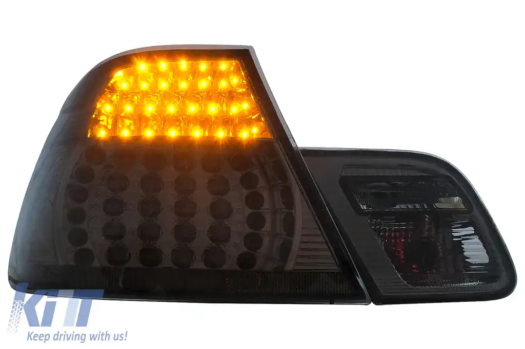 Stopuri LED compatibil cu BMW Seria 3 E46 Coupe Cabrio (04.2003-2006) Fumuriu-image-6112816