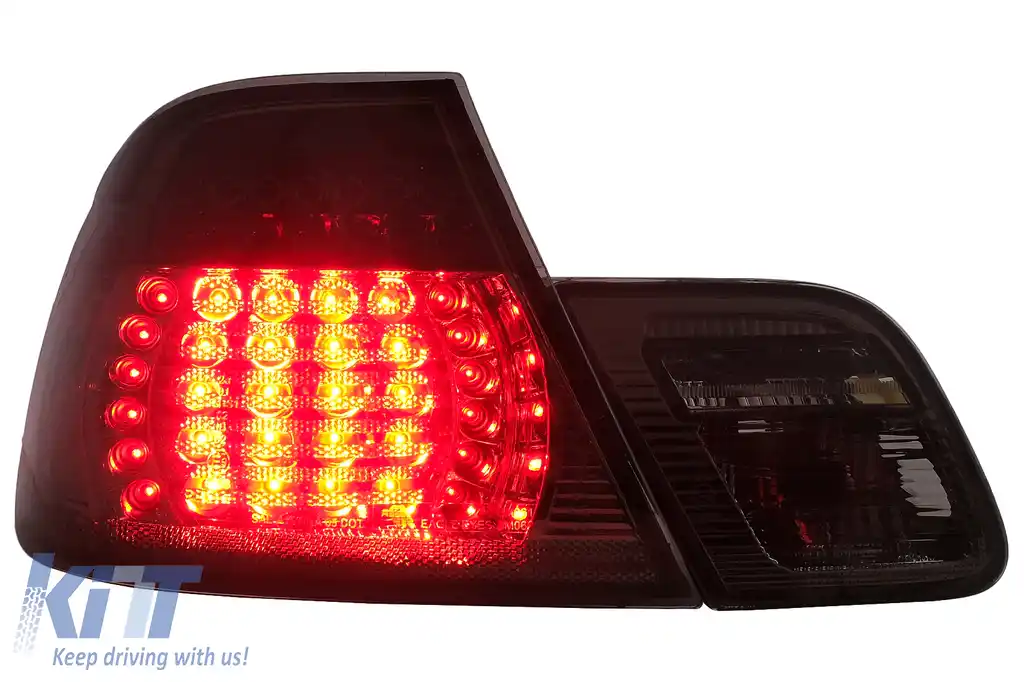 Stopuri LED compatibil cu BMW Seria 3 E46 Coupe Cabrio (04.2003-2006) Fumuriu-image-6112819