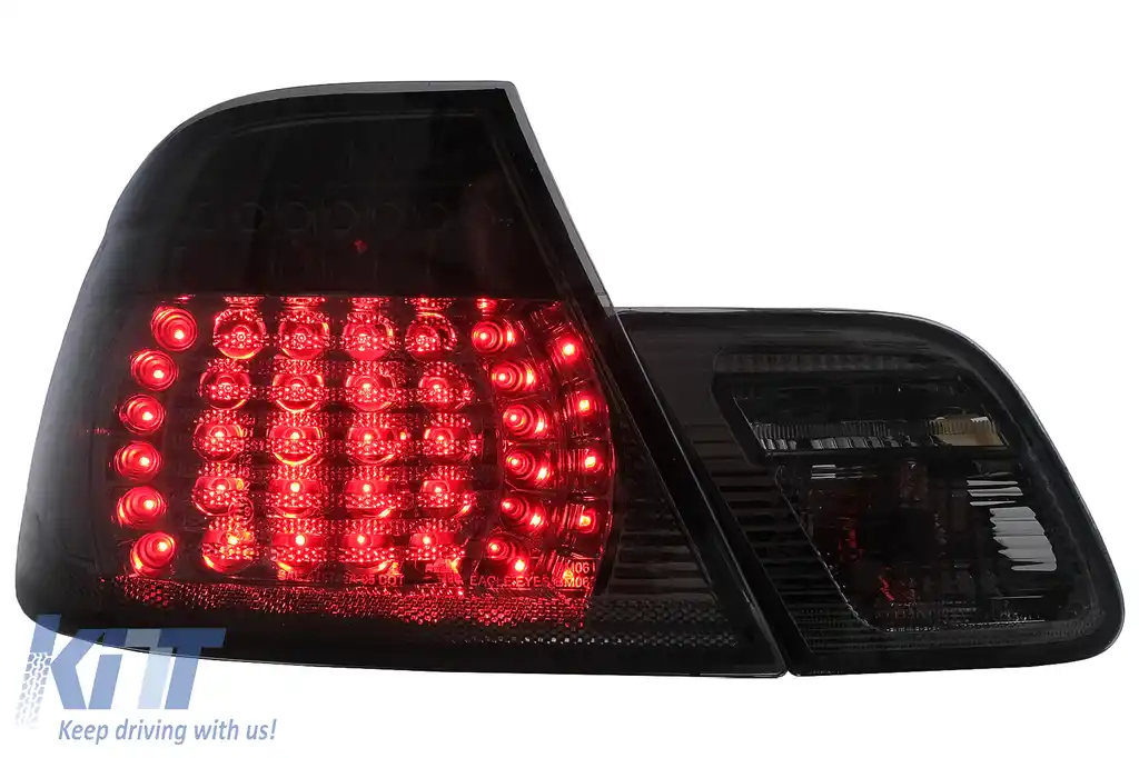 Stopuri LED compatibil cu BMW Seria 3 E46 Coupe Cabrio (04.2003-2006) Fumuriu-image-6112825