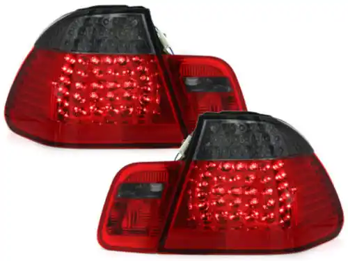 Stopuri LED compatibil cu BMW Seria 3 E46 Limousine (1998-2001) Rosu Fumuriu 4 Usi