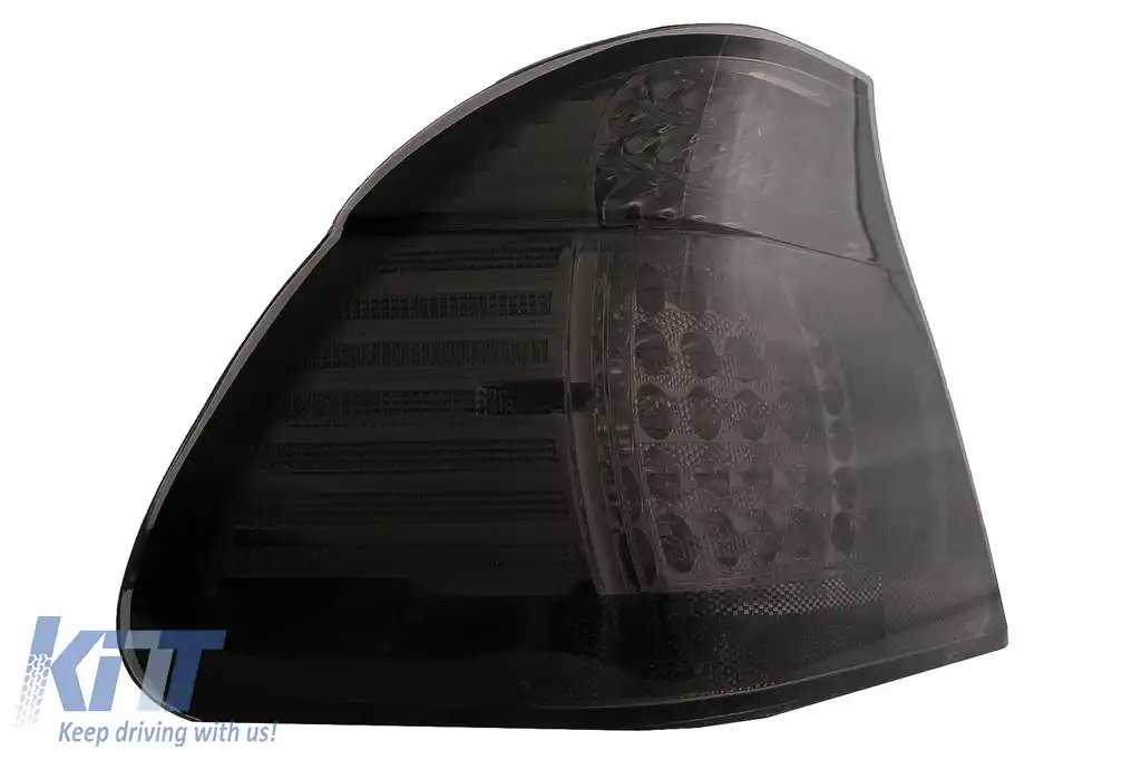 Stopuri LED compatibil cu BMW Seria 3 E46 Limuzina 4 Usi (09.2001-03.2005) Fumuriu-image-6089640