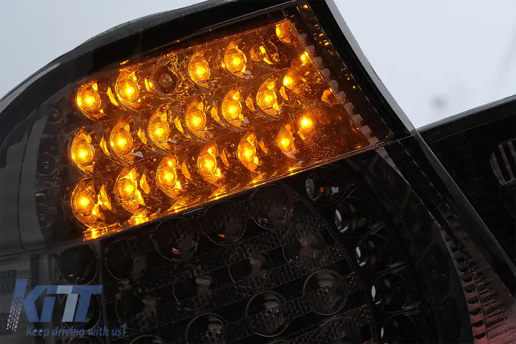 Stopuri LED compatibil cu BMW Seria 3 E46 Limuzina 4 Usi (09.2001-03.2005) Fumuriu-image-6089645