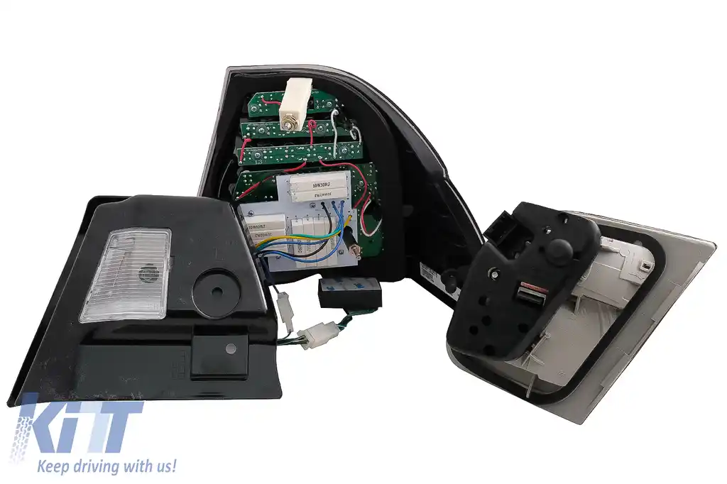 Stopuri LED compatibil cu BMW Seria 3 E46 Limuzina 4 Usi (09.2001-03.2005) Fumuriu-image-6089646