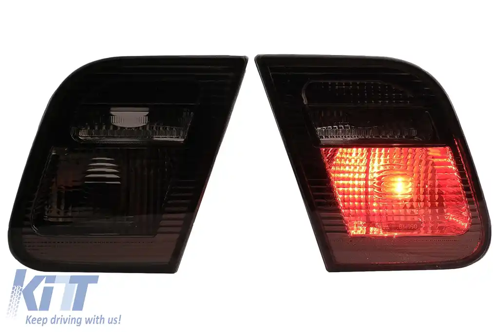 Stopuri LED compatibil cu BMW Seria 3 E46 Limuzina 4 Usi (09.2001-03.2005) Fumuriu-image-6089647