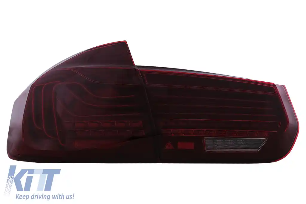 Stopuri LED compatibil cu BMW Seria 3 F30 F80 M3 (2011-2019) CSL Laser Design cu Semnal Dinamic Secvential-image-6110634