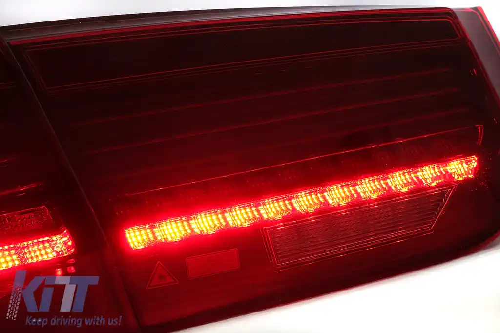 Stopuri LED compatibil cu BMW Seria 3 F30 F80 M3 (2011-2019) CSL Laser Design cu Semnal Dinamic Secvential-image-6110644