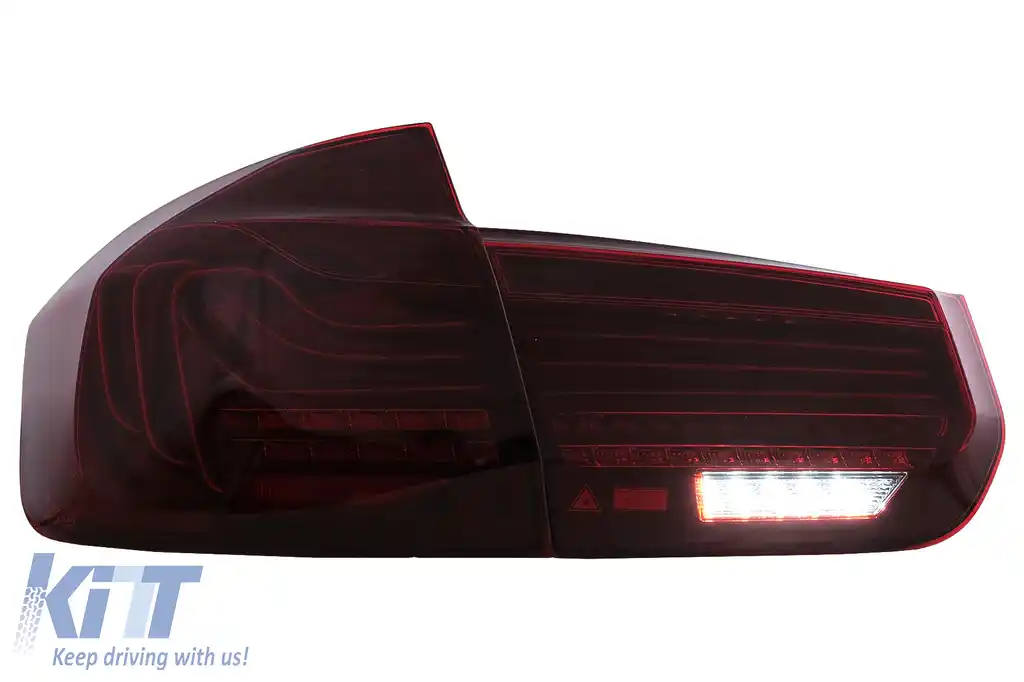 Stopuri LED compatibil cu BMW Seria 3 F30 F80 M3 (2011-2019) CSL Laser Design cu Semnal Dinamic Secvential-image-6110646