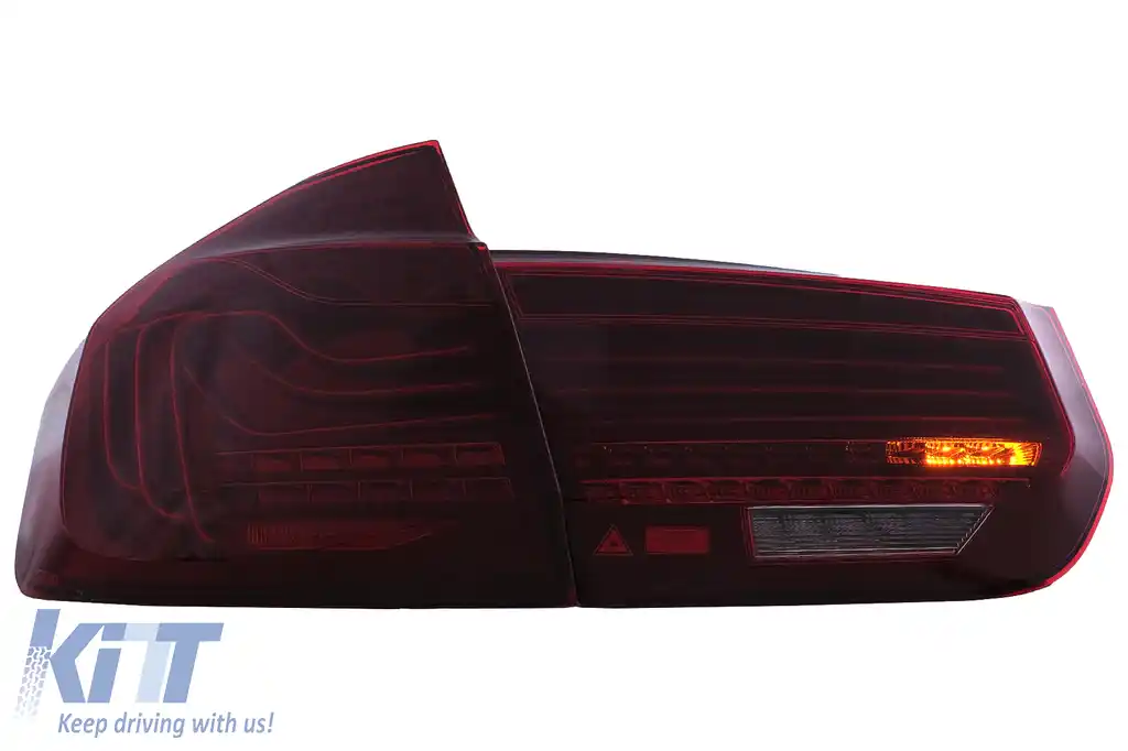 Stopuri LED compatibil cu BMW Seria 3 F30 F80 M3 (2011-2019) CSL Laser Design cu Semnal Dinamic Secvential-image-6110649