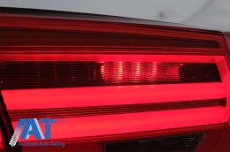 Stopuri LED compatibil cu BMW Seria 3 F30 (2011-2019) Rosu Clar LCI Design cu Semnal Dinamic Secvential-image-6024715