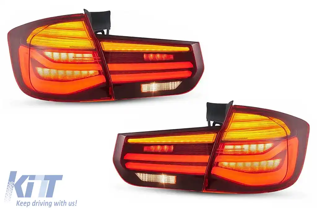 Stopuri LED compatibil cu BMW Seria 3 F31 Touring (2011-2019) cu Semnal Dinamic Secvential-image-6114823
