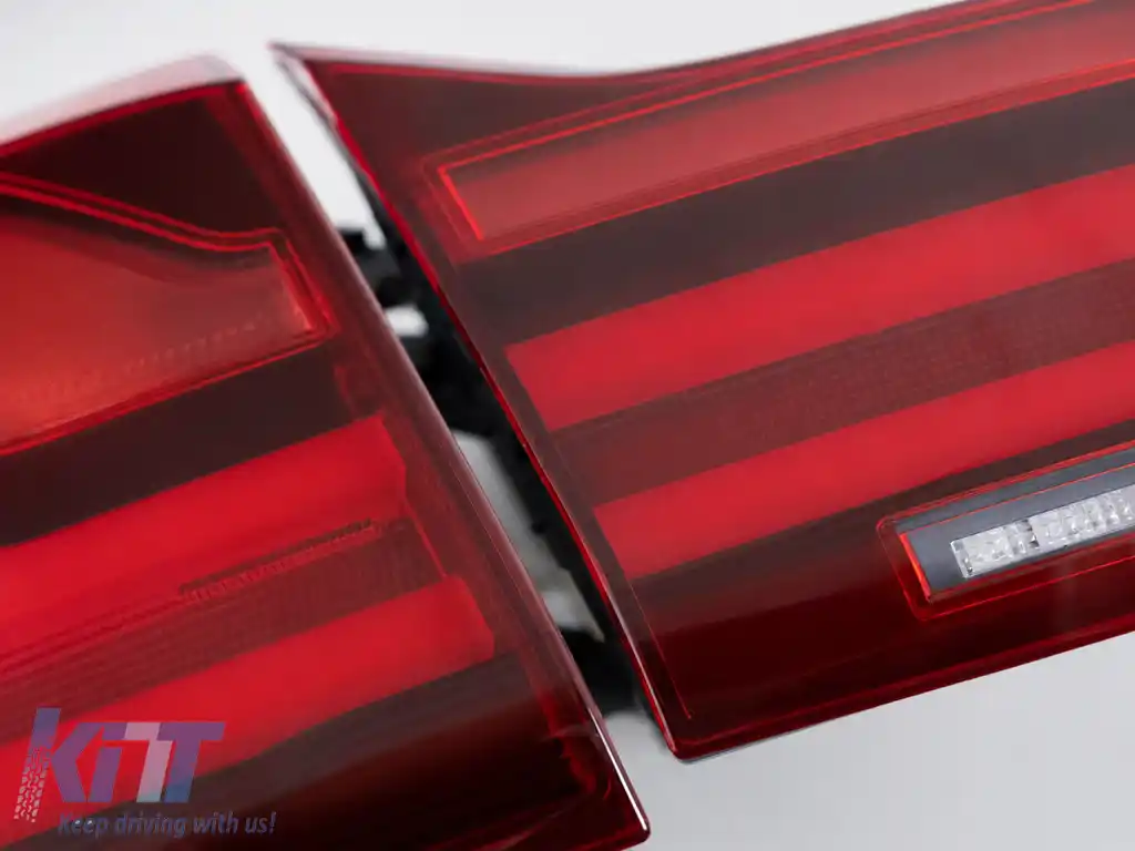 Stopuri LED compatibil cu BMW Seria 4 F32 F33 F36 M4 F82 F83 (2013-03.2019) Rosu Negru-image-6328923