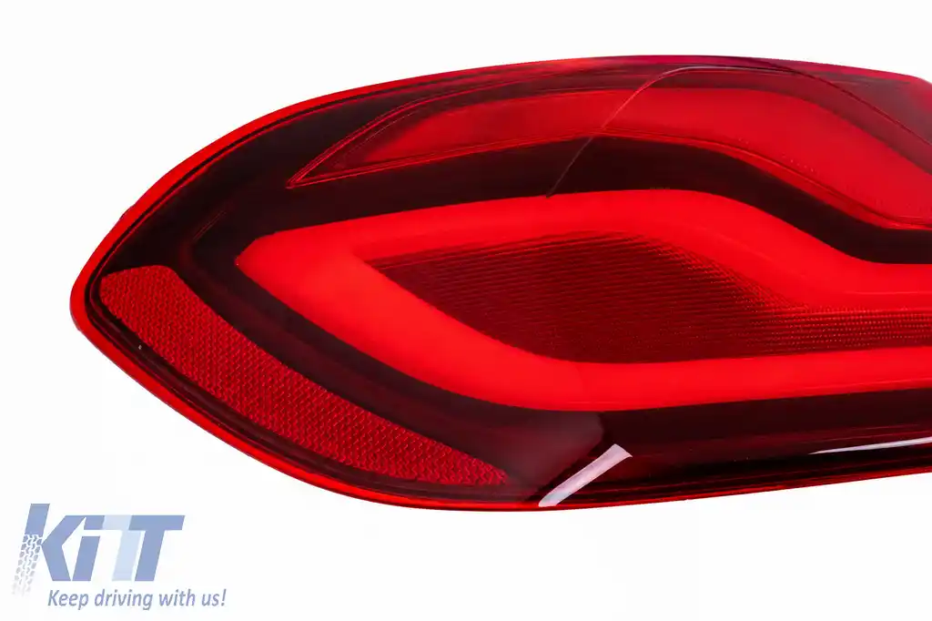 Stopuri LED compatibil cu BMW Seria 4 F32 F33 F36 M4 F82 F83 (2013-03.2019) Rosu Negru-image-6328926