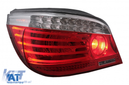 Stopuri LED compatibil cu BMW Seria 5 E60 (04.2003-03.2007) Rosu Clar Facelift look-image-65799