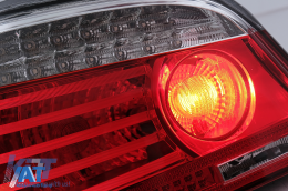 Stopuri LED compatibil cu BMW Seria 5 E60 (04.2003-03.2007) Rosu Clar Facelift look-image-65801