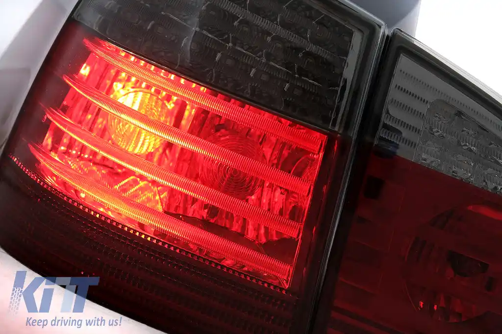 Stopuri LED compatibil cu BMW Seria 5 E61 Touring (2004-03.2007) Rosu Fumuriu-image-6114773