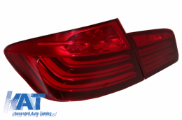Stopuri LED compatibil cu BMW Seria 5 F10 (2011-2017) Rosu LCI Design-image-6037492