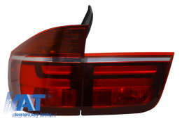 Stopuri LED compatibil cu BMW X5 E70 (2007-2010) Light Bar LCI Facelift Look-image-6023808