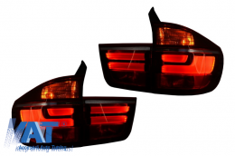 Stopuri LED compatibil cu BMW X5 E70 (2007-2010) Light Bar LCI Facelift Look-image-6023876