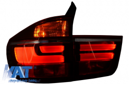 Stopuri LED compatibil cu BMW X5 E70 (2007-2010) Light Bar LCI Facelift Look-image-6023878