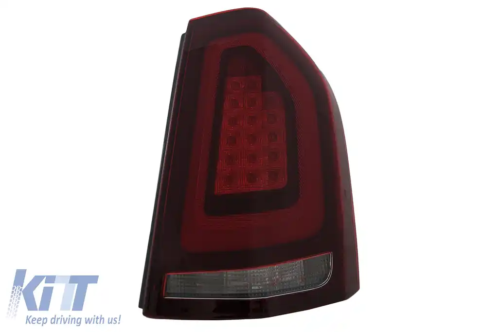 Stopuri LED compatibil cu Chrysler 300 LD Lancia Thema (2011-2014) Rosu cu Pornire Dinamica-image-6110100