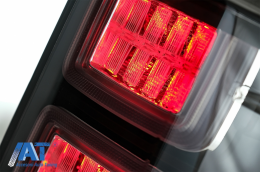 Stopuri LED compatibil cu Ford Ranger (2012-2018) Geam Clar cu Semnal Dinamic-image-6068784