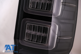 Stopuri LED compatibil cu Ford Ranger (2012-2018) Geam Clar cu Semnal Dinamic-image-6068792