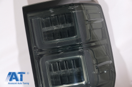 Stopuri LED compatibil cu Ford Ranger (2012-2018) Geam Fumuriu cu Semnal Dinamic-image-6077623