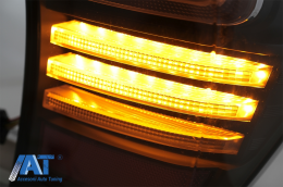 Stopuri LED compatibil cu Ford Ranger (2012-2018) Geam Fumuriu cu Semnal Dinamic-image-6077633