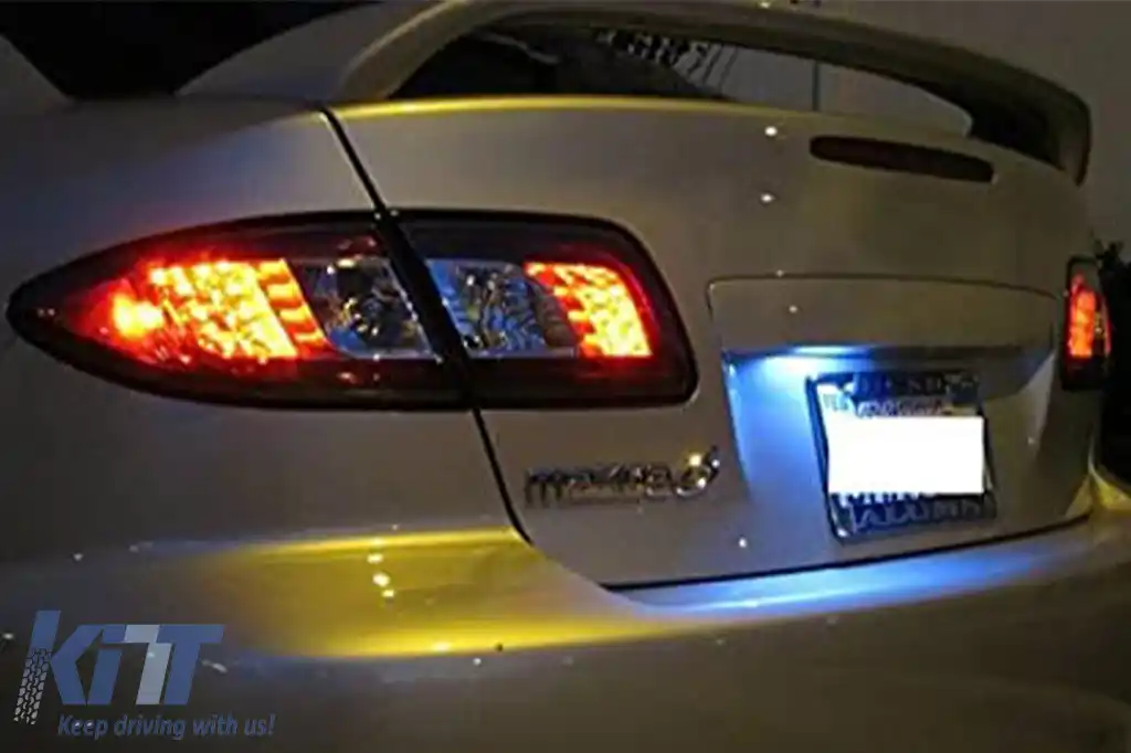 Stopuri LED compatibil cu Mazda 6 Sedan GG1 (08.2002-08.2007) Negru-image-6097261