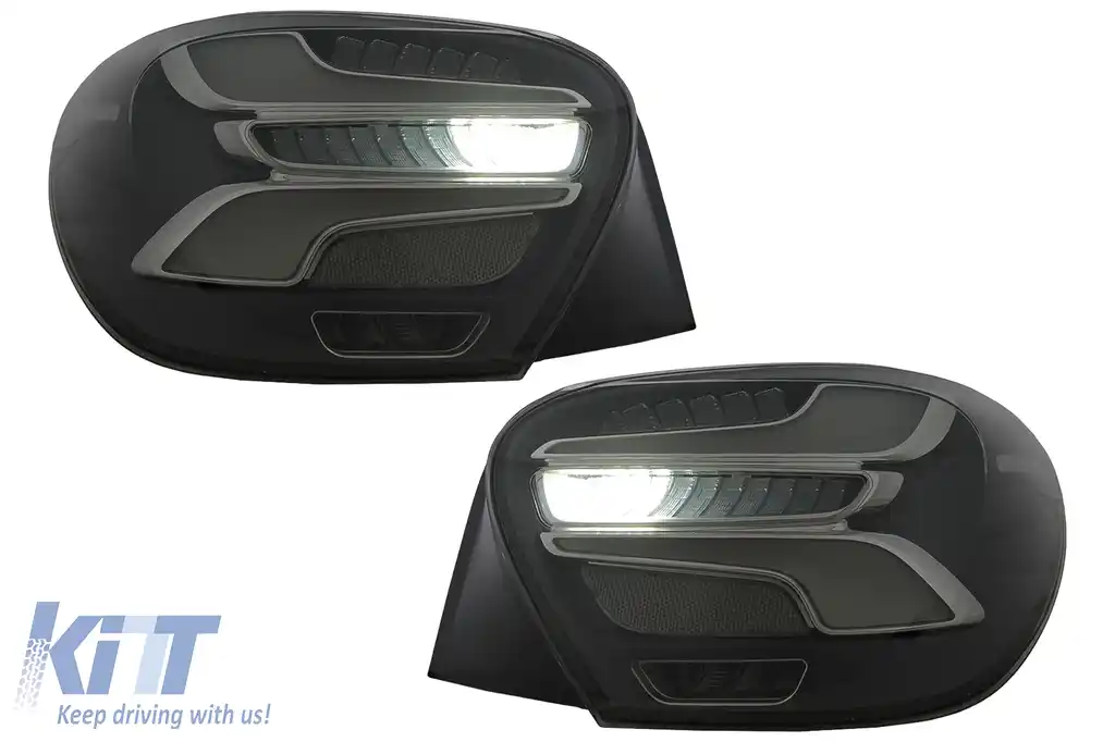 Stopuri LED compatibil cu Mercedes A-Class W176 (2013-08.2015) Facelift Design Fumurii cu Semnal Dinamic-image-6110122