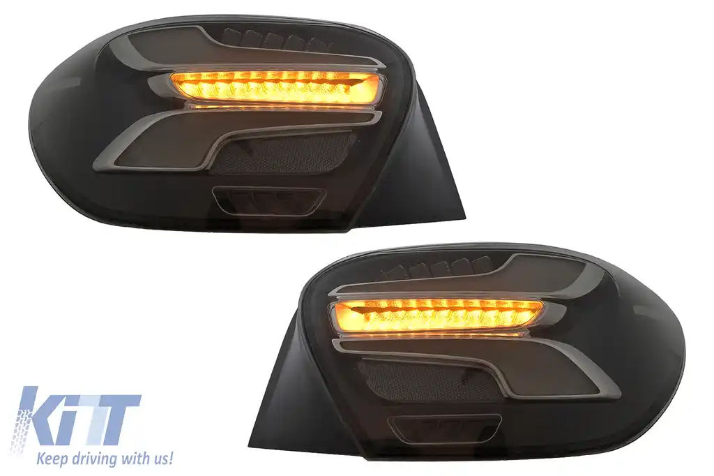 Stopuri LED compatibil cu Mercedes A-Class W176 (2013-08.2015) Facelift Design Fumurii cu Semnal Dinamic-image-6110128