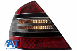 Stopuri LED compatibil cu MERCEDES Benz W211 LIMOUSINE (03.02-04.06) ROSU FUMURIU-image-6048701