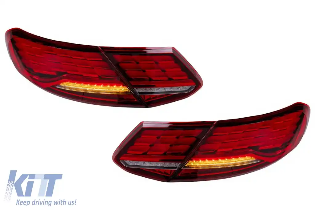 Stopuri LED compatibil cu Mercedes C-Class A205 Cabrio C205 Coupe (2016-2023) Semnal Dinamic-image-6164845