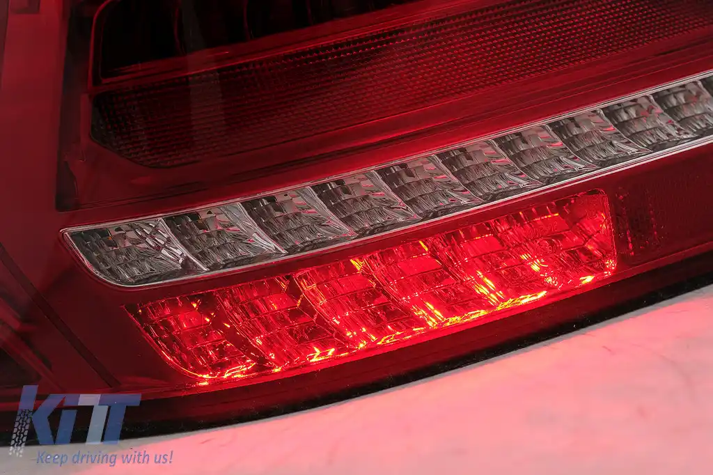 Stopuri LED compatibil cu Mercedes C-Class W203 (2000-2004) Sedan Rosu Clar cu Semnal Dinamic-image-6102803