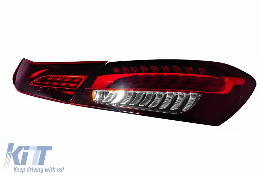 Stopuri LED compatibil cu Mercedes E-Class W213 (2021–2023) Rosu-image-6328869