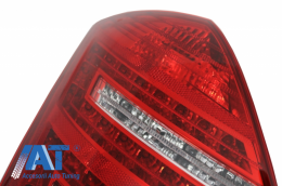 Stopuri LED compatibil cu MERCEDES S-class W221 (2005-2009) Facelift Design Rosu Cristal Facelift Design-image-6027787