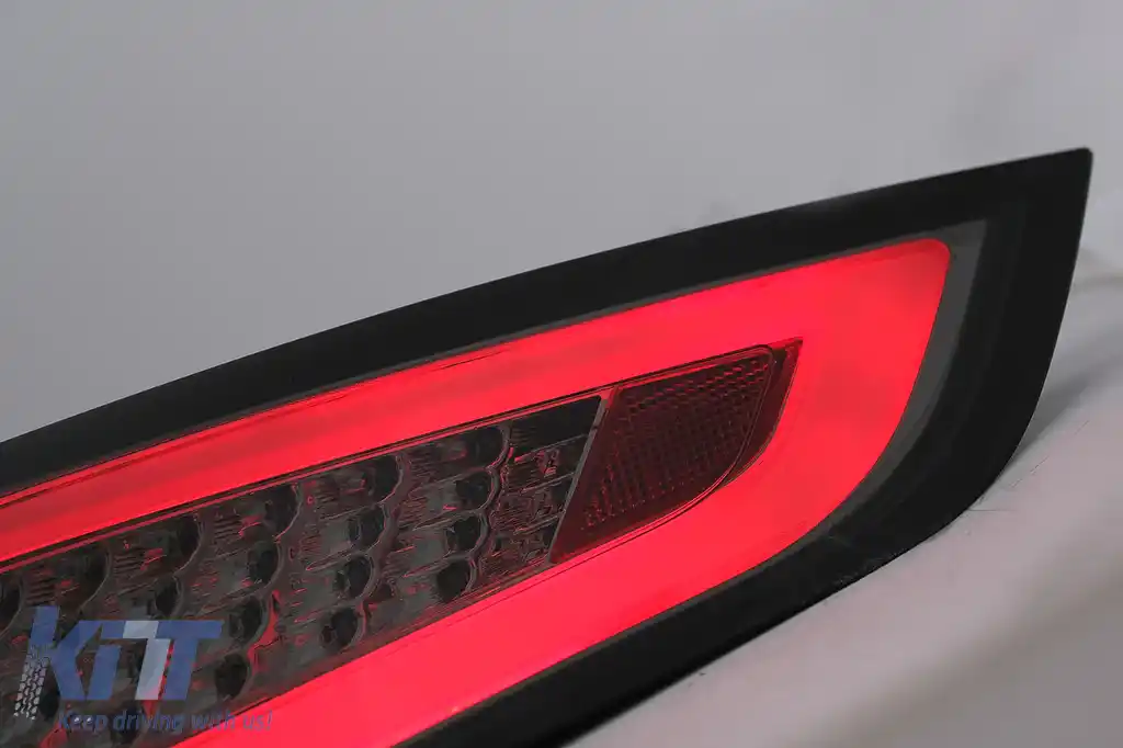 Stopuri LED compatibil cu Porsche 911 997 (2004-2009) Fumuriu cu Semnal Dinamic Secvential-image-6099360