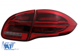 Stopuri LED compatibil cu Porsche Cayenne 958 E2 92A Prefacelift (2010-2015) Rosu-image-6090901