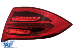 Stopuri LED compatibil cu Porsche Cayenne 958 E2 92A Prefacelift (2010-2015) Rosu-image-6090903