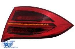Stopuri LED compatibil cu Porsche Cayenne 958 E2 92A Prefacelift (2010-2015) Rosu-image-6090905